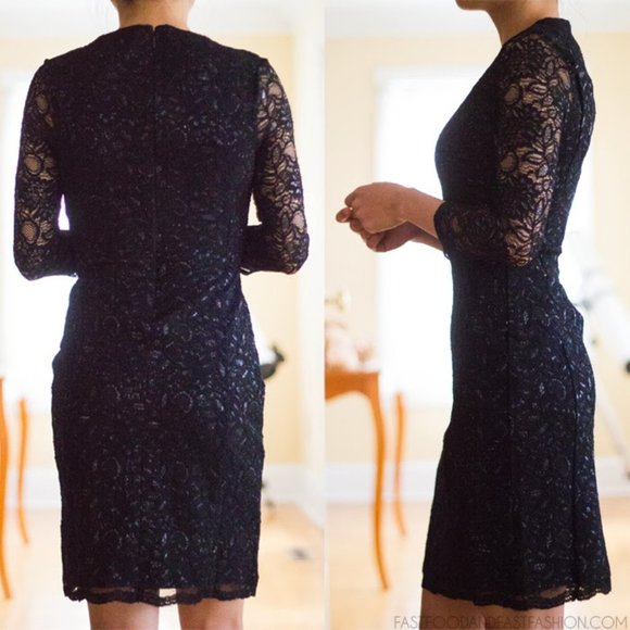 NWT Banana Republic L'wren Scott lace dress - Picture 7 of 7